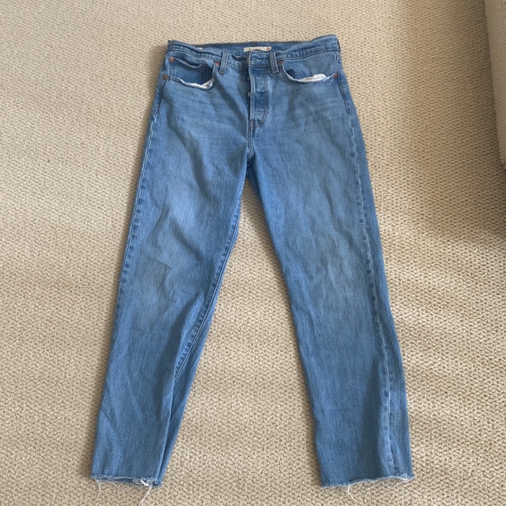 Levi’s Wedgie Striaght Jeans (Free People)